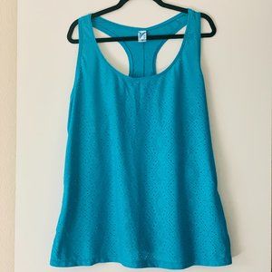 XXL Old Navy Active Aqua Razor Back Tank Top